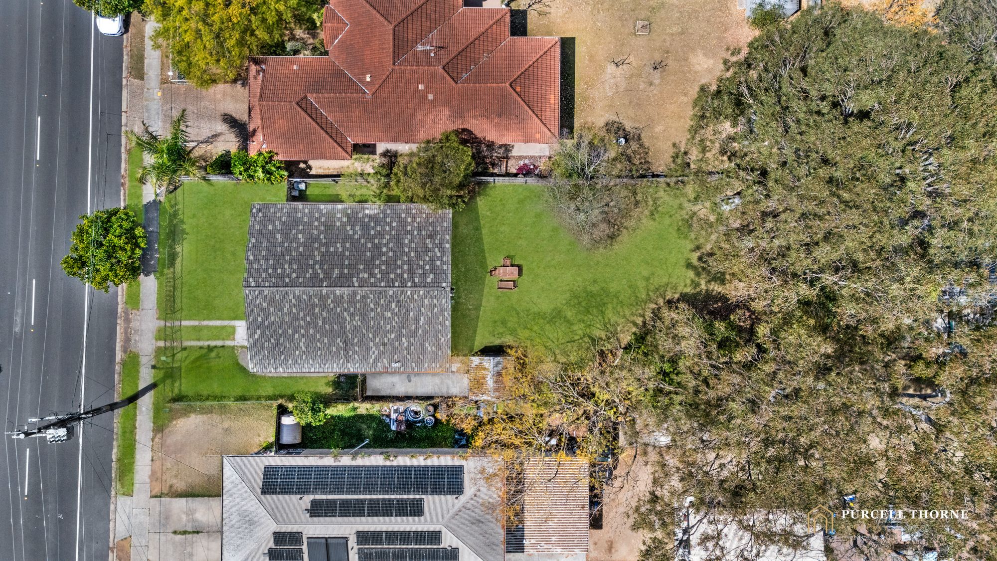 Aerial and location at 74 Smiths Road